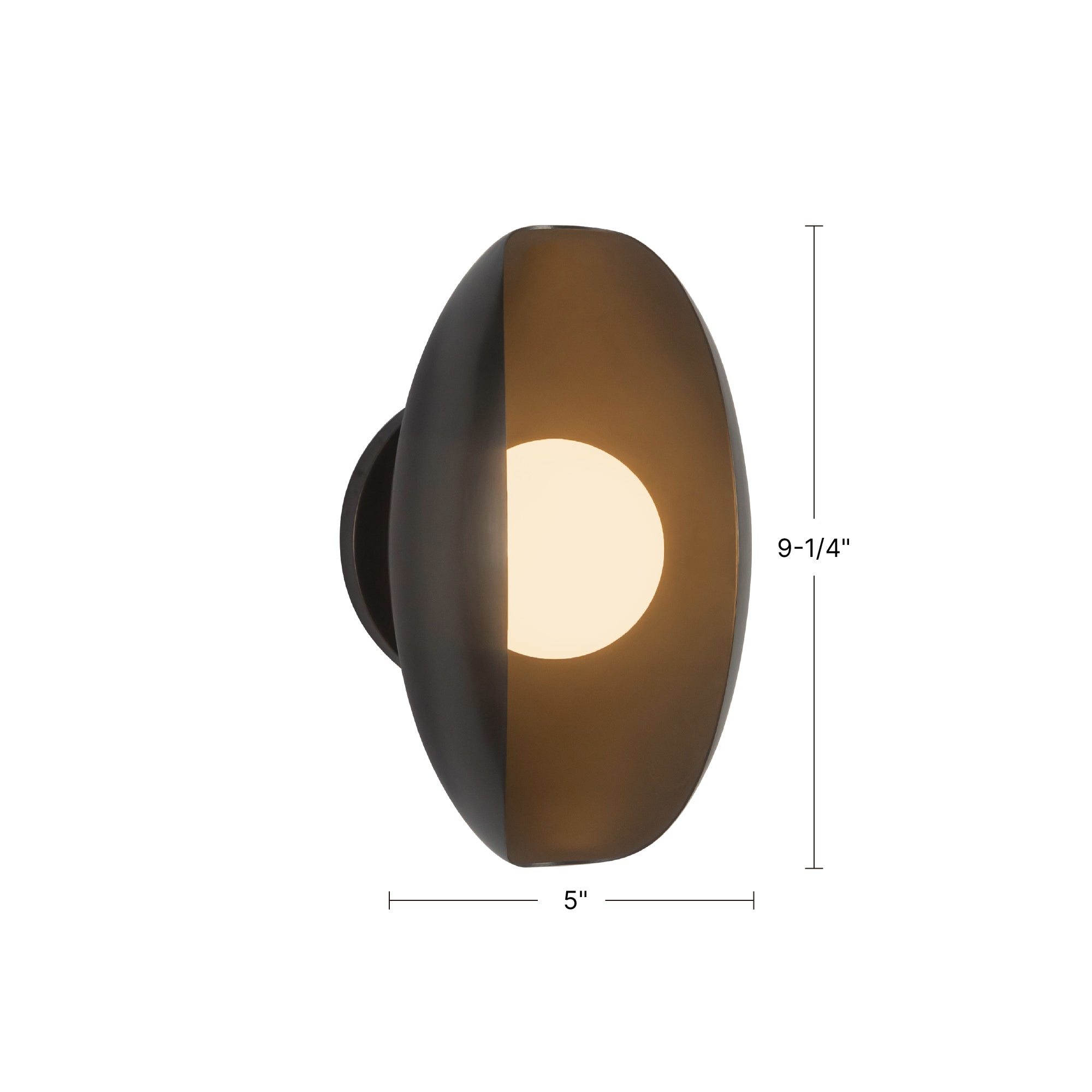 Cortez 5-in Wall/Vanity Light