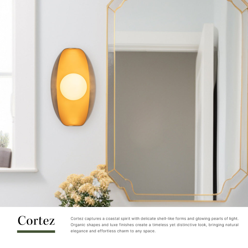 Cortez 5-in Wall/Vanity Light