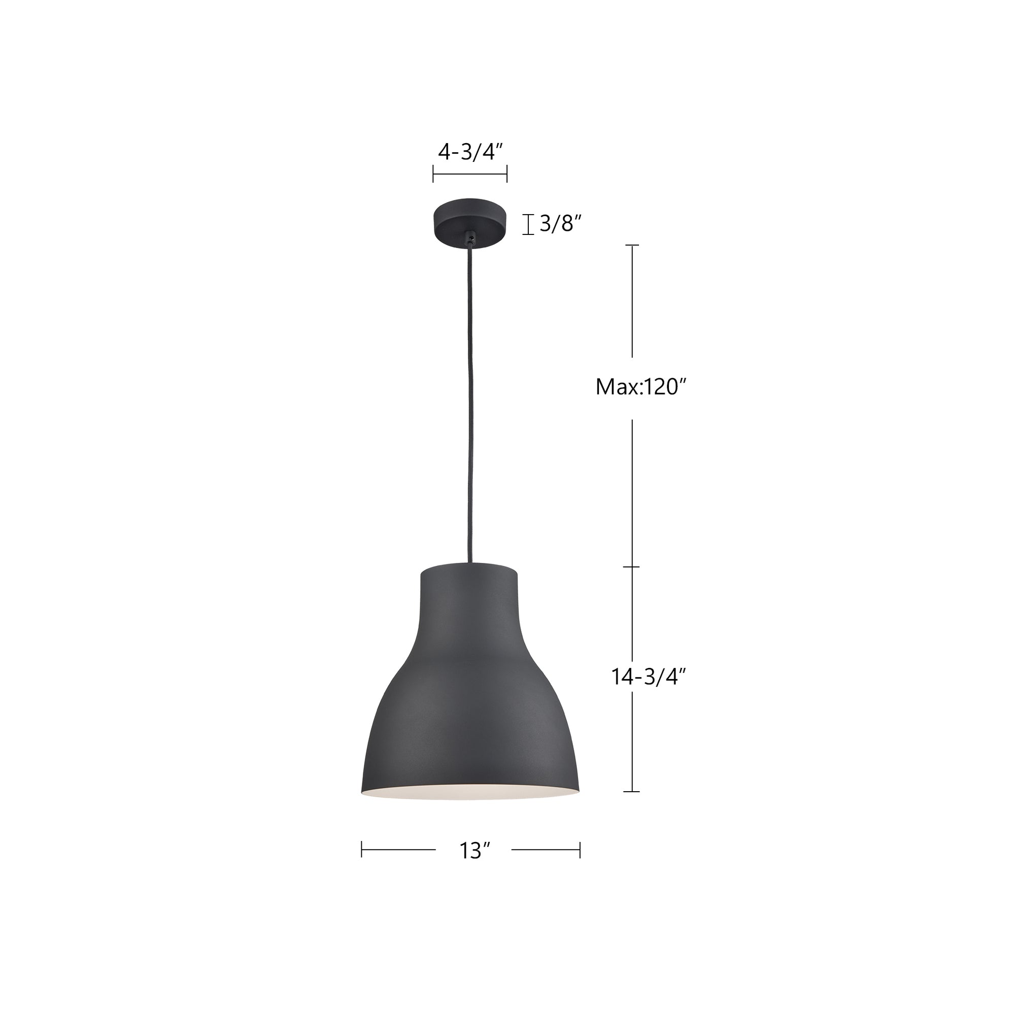 Cradle 13-in Pendant
