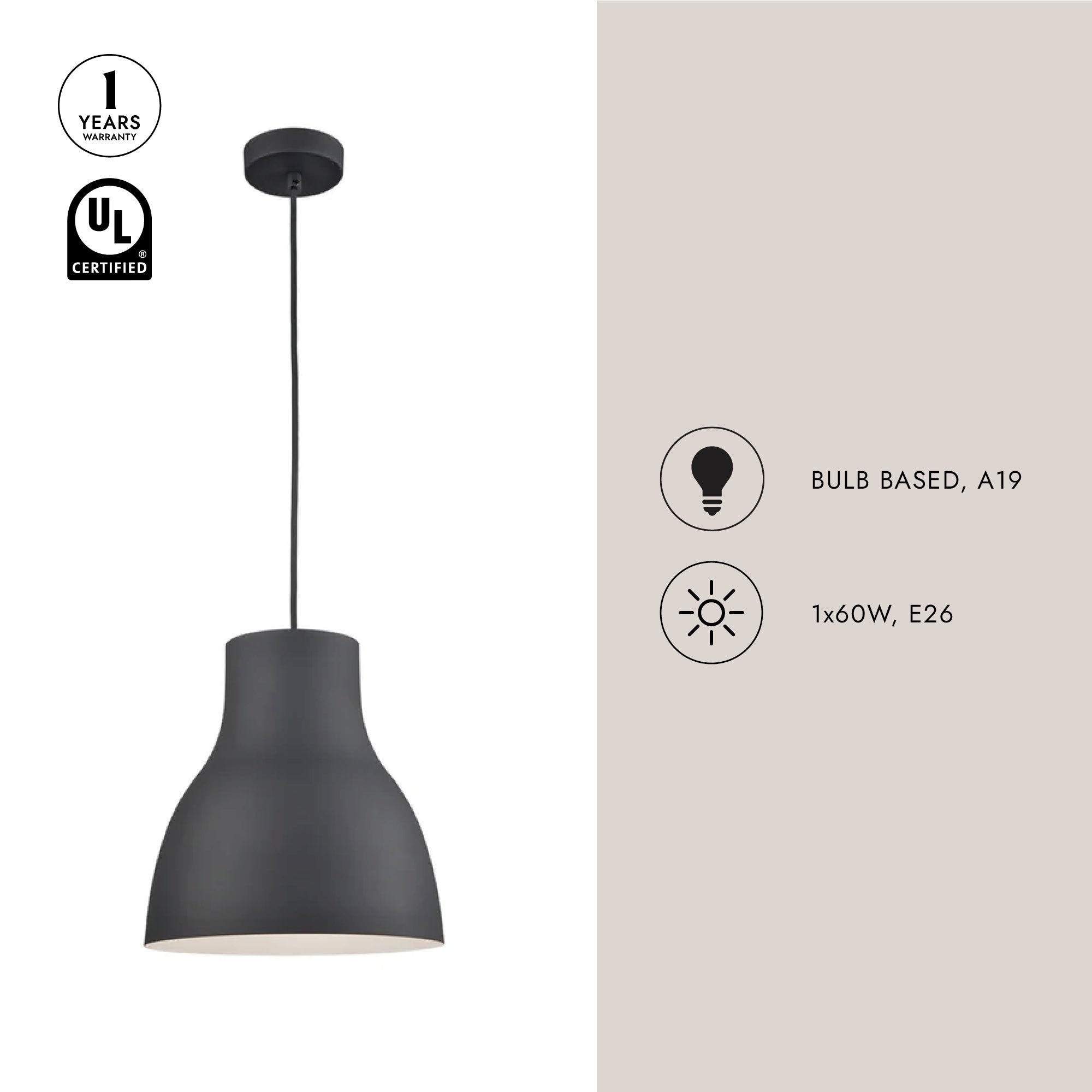 Cradle 13-in Pendant