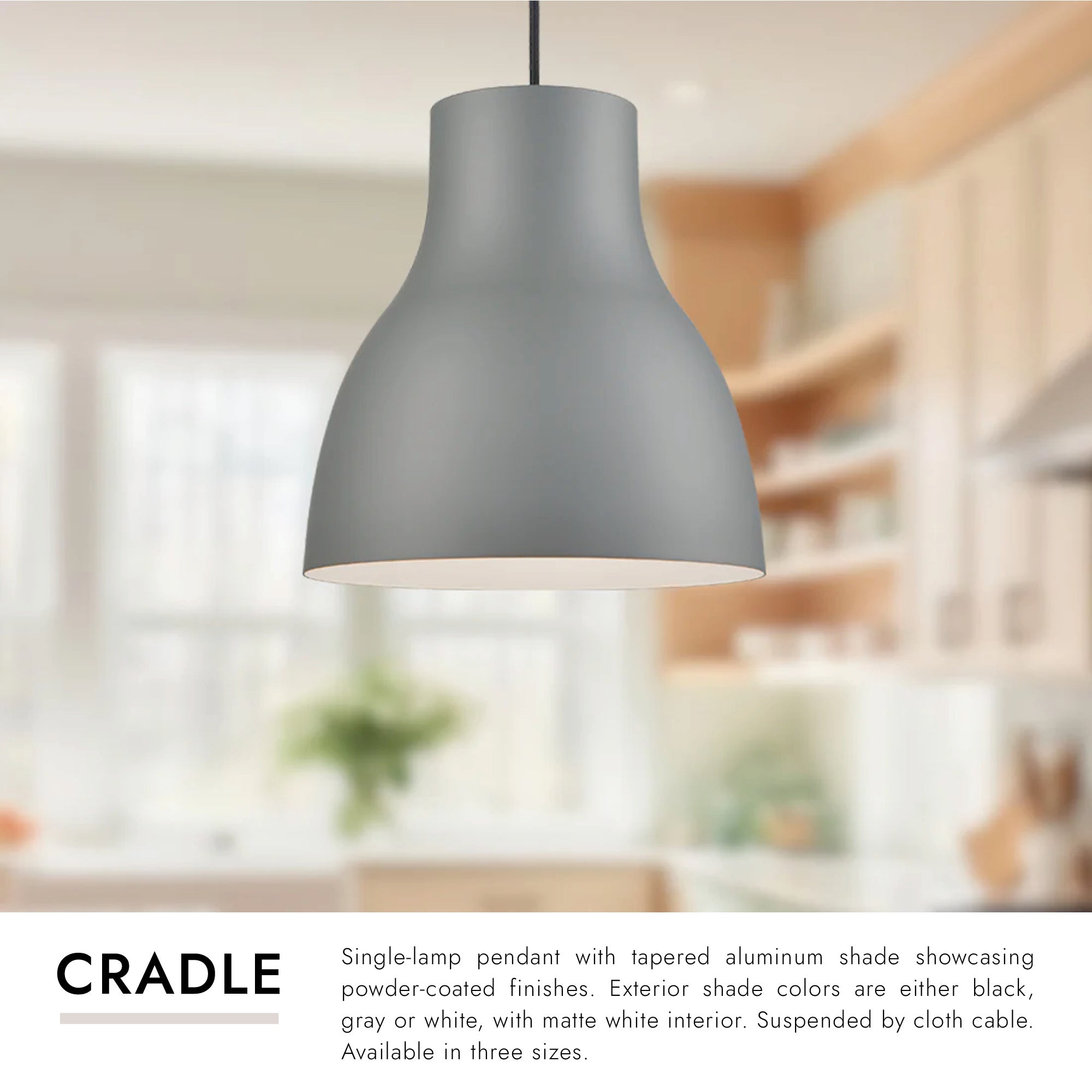 Cradle 13-in Pendant