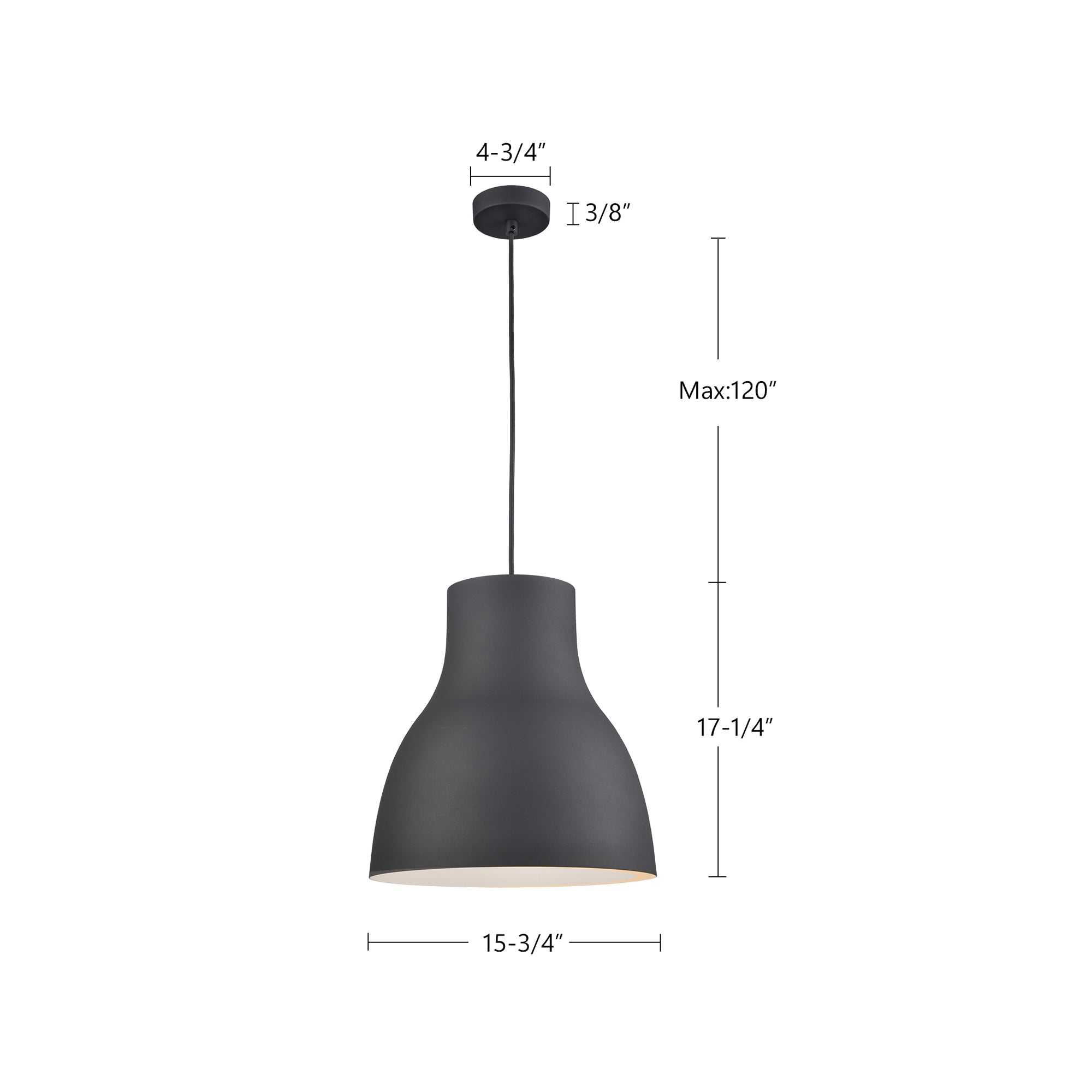 Cradle 16-in Pendant