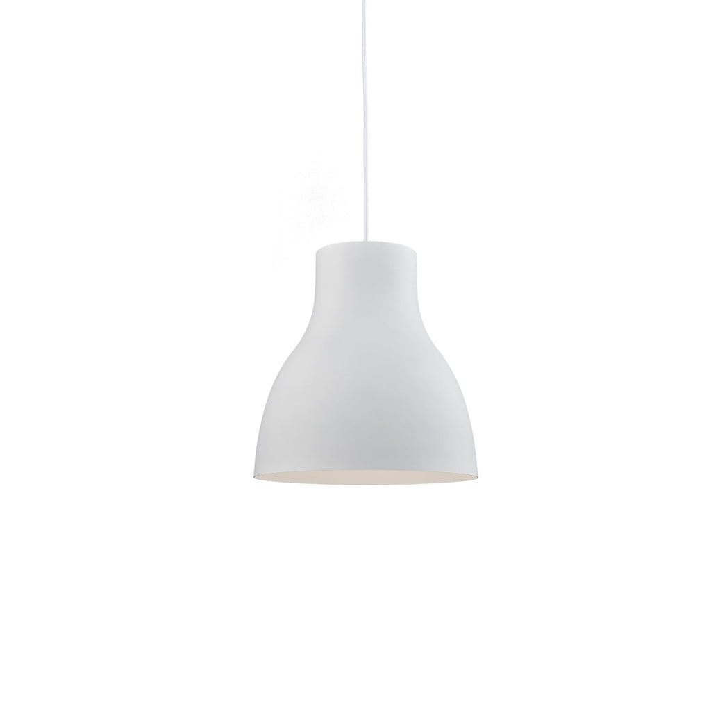Cradle 16-in Pendant — White
