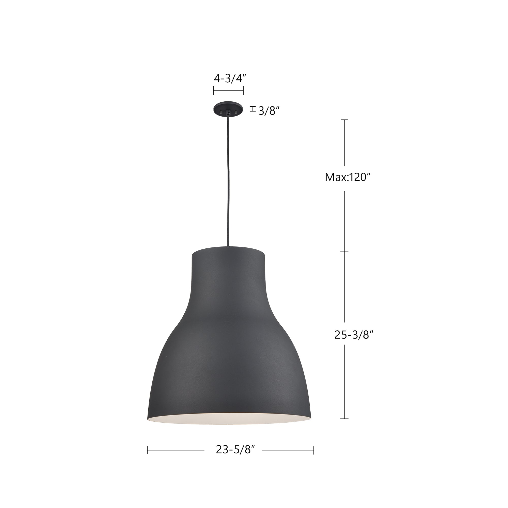 Cradle 24-in Pendant