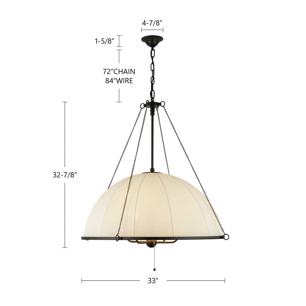 Crosby 33-in Chandelier