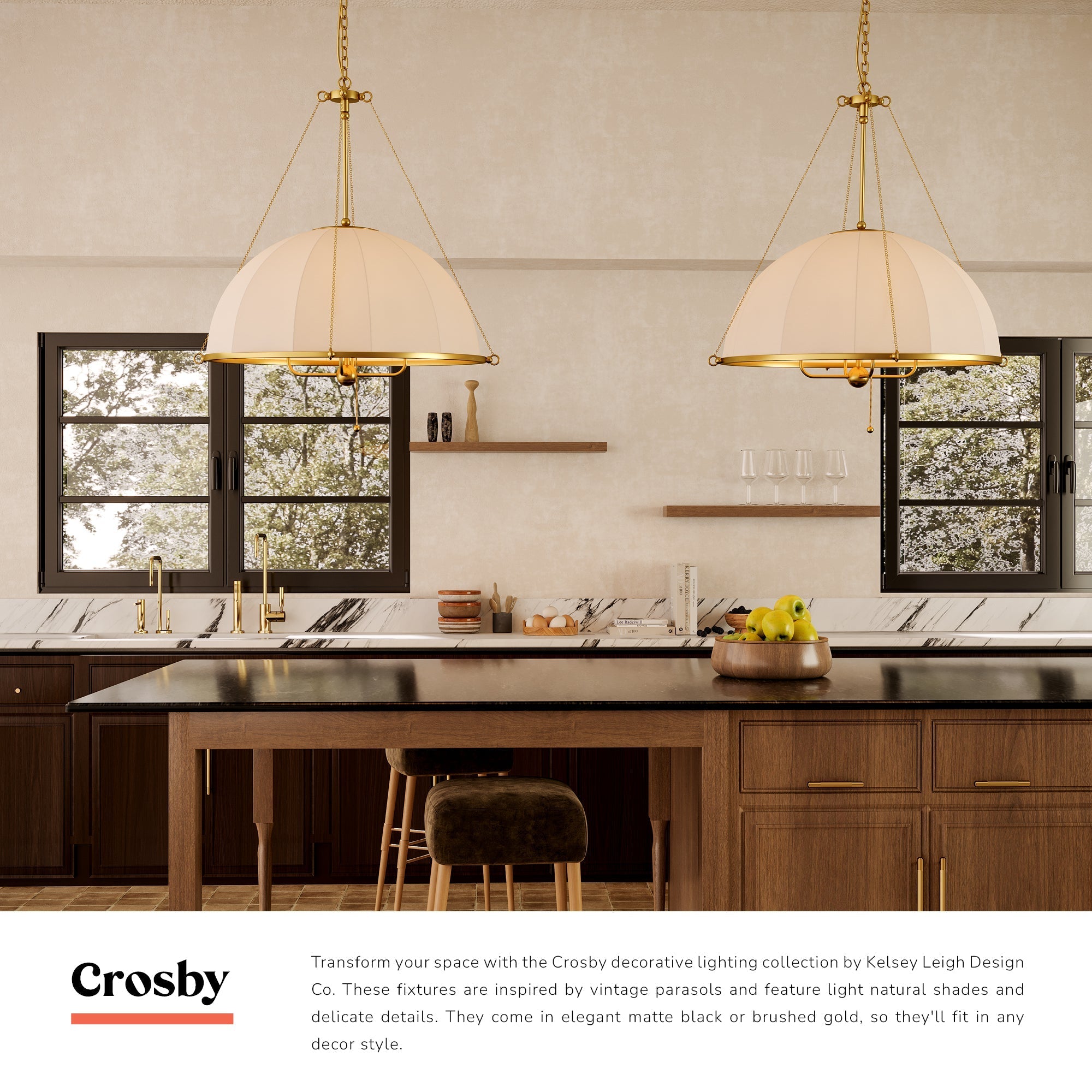 Crosby 33-in Chandelier