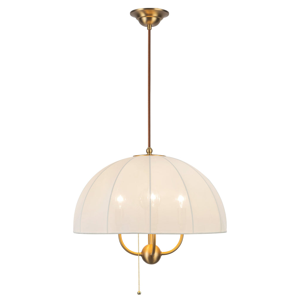 Crosby 18-in Pendant — Brushed Gold