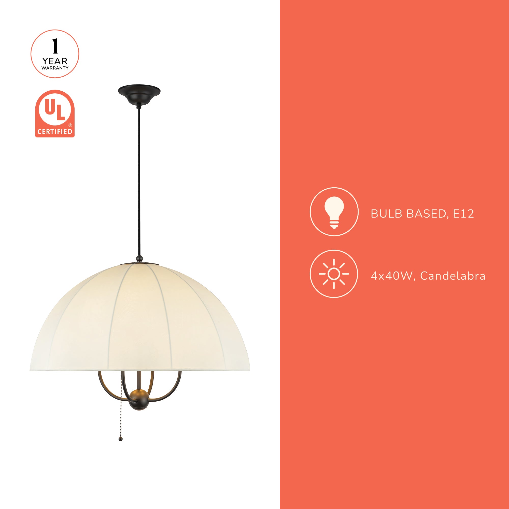 Crosby 24-in Pendant