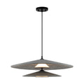 Cruz 24-in Pendant — Felt - Gray