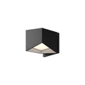 Cubix 5-in Wall Sconce — Black/White