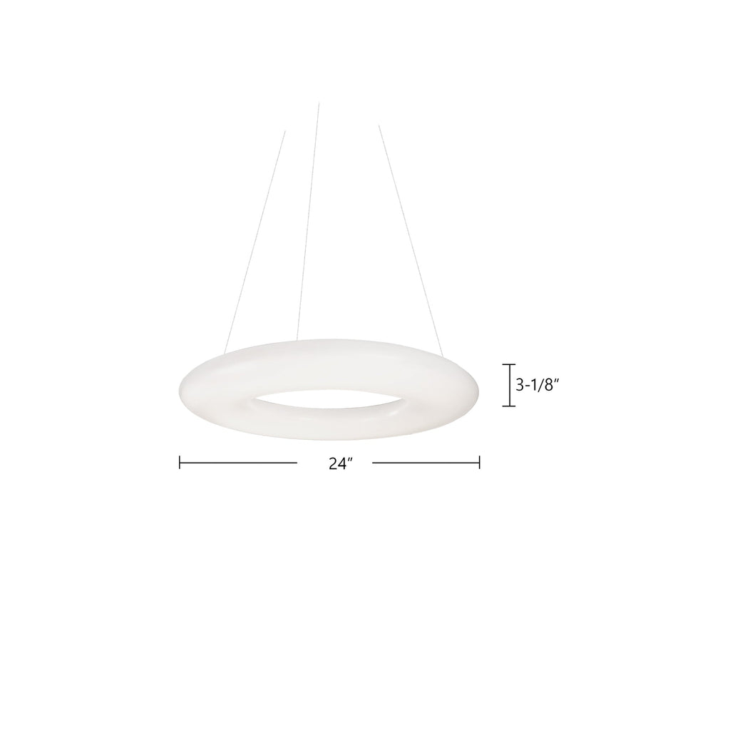 Cumulus 24-in Pendant