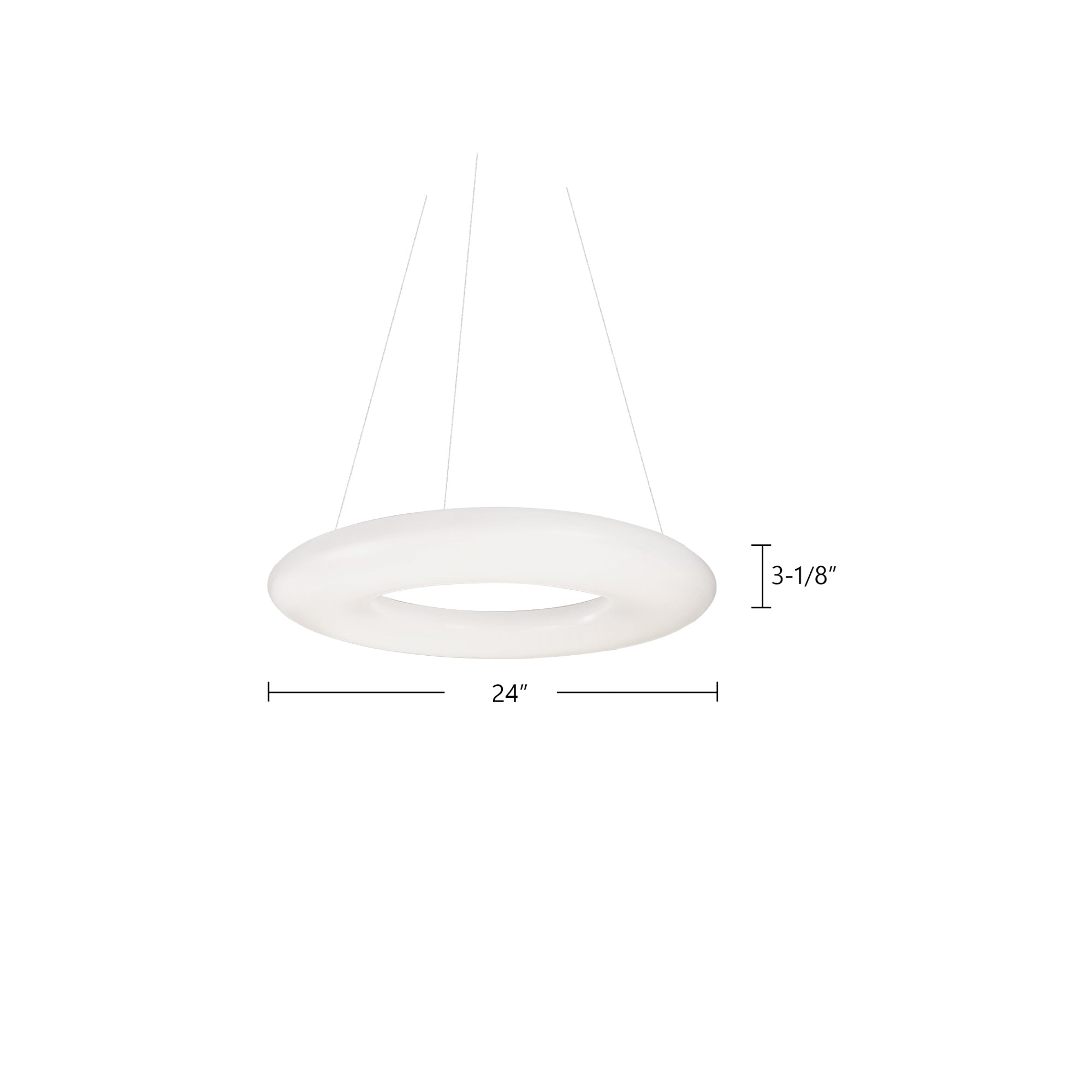 Cumulus 24-in Pendant