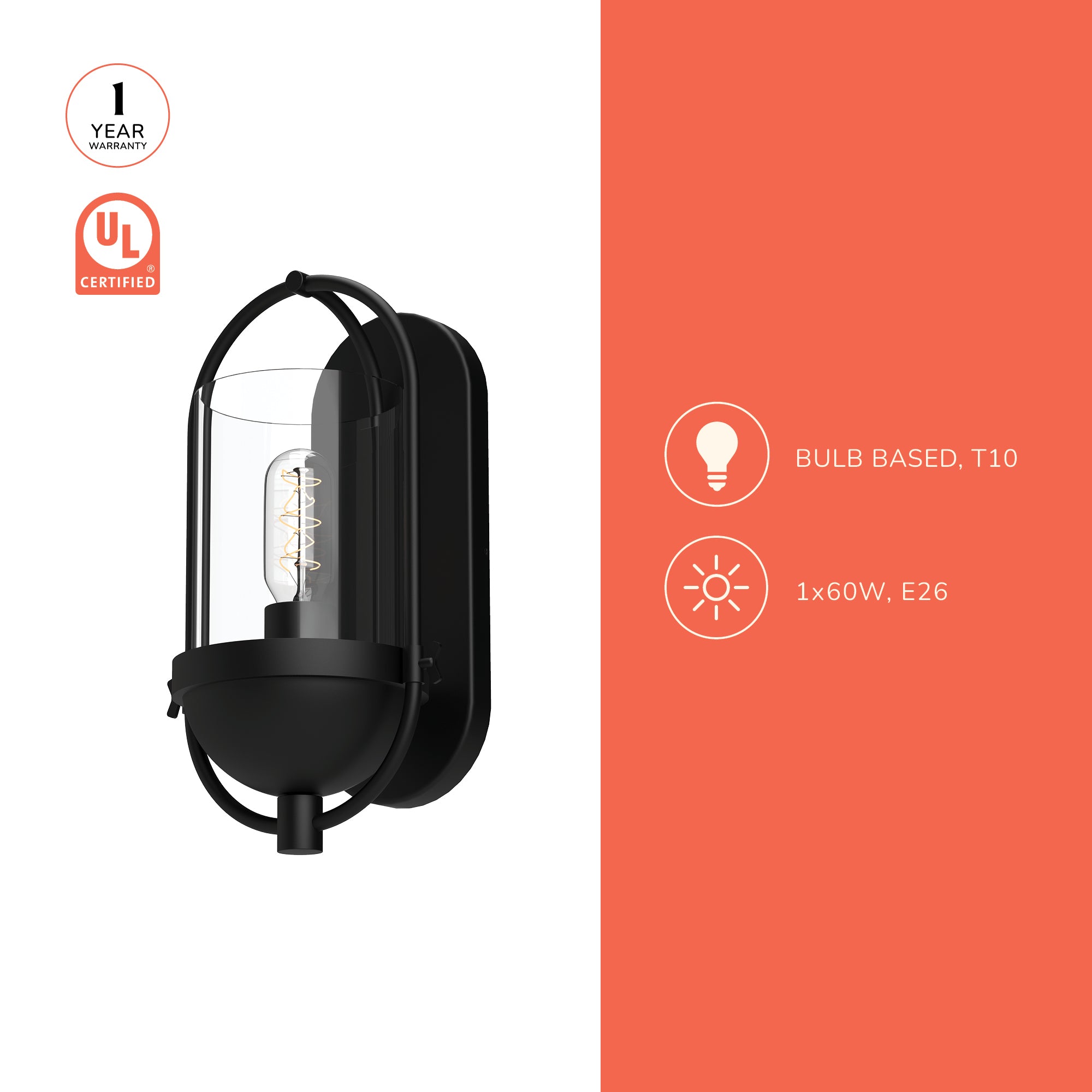 Cyrus 7-in Wall/Vanity Light