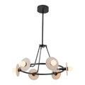 Dahlia 28-in Chandelier — Urban Bronze/Alabaster [Universal Voltage]