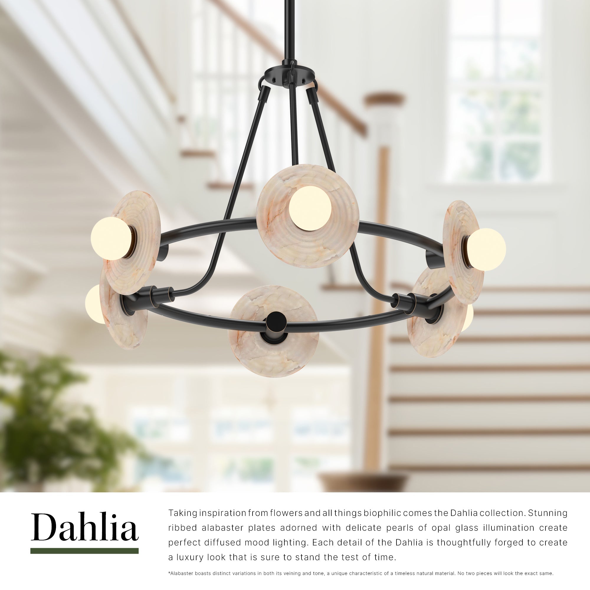 Dahlia 28-in Chandelier
