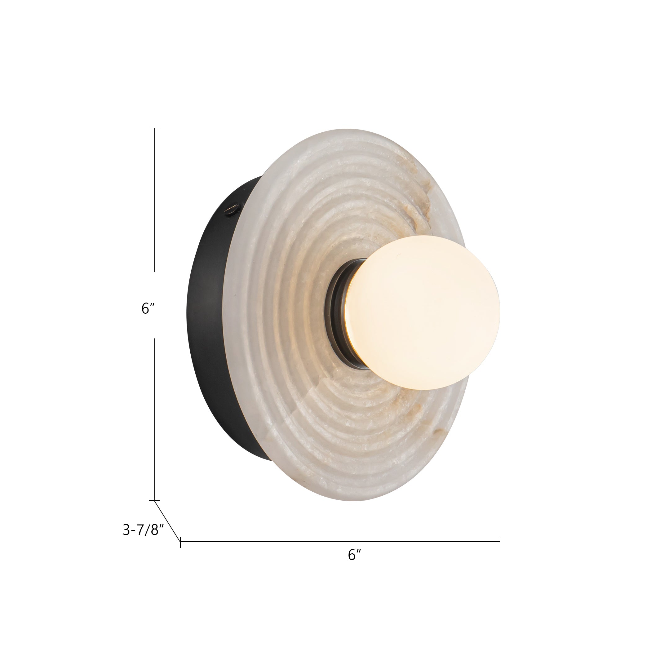 Dahlia 6-in Wall/Vanity Light