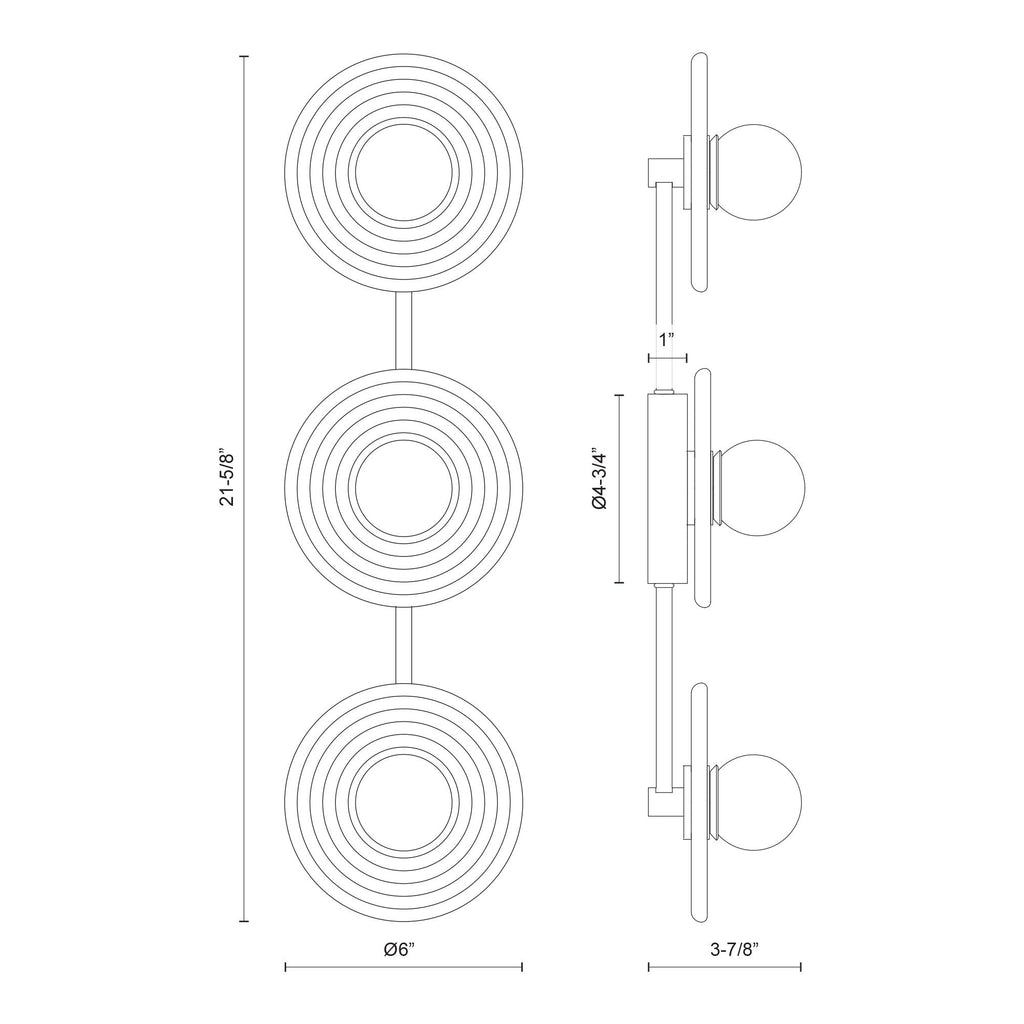 Dahlia 22-in Wall/Vanity Light