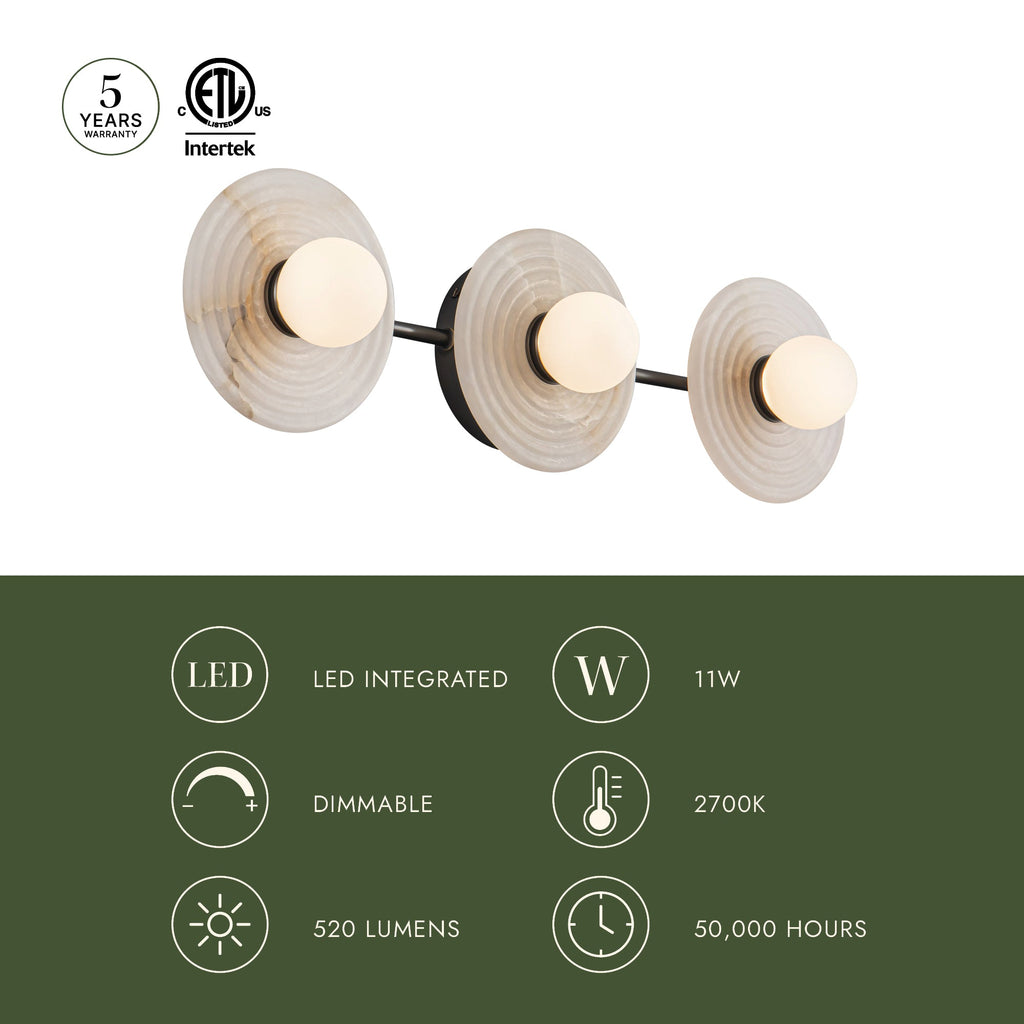 Dahlia 22-in Wall/Vanity Light
