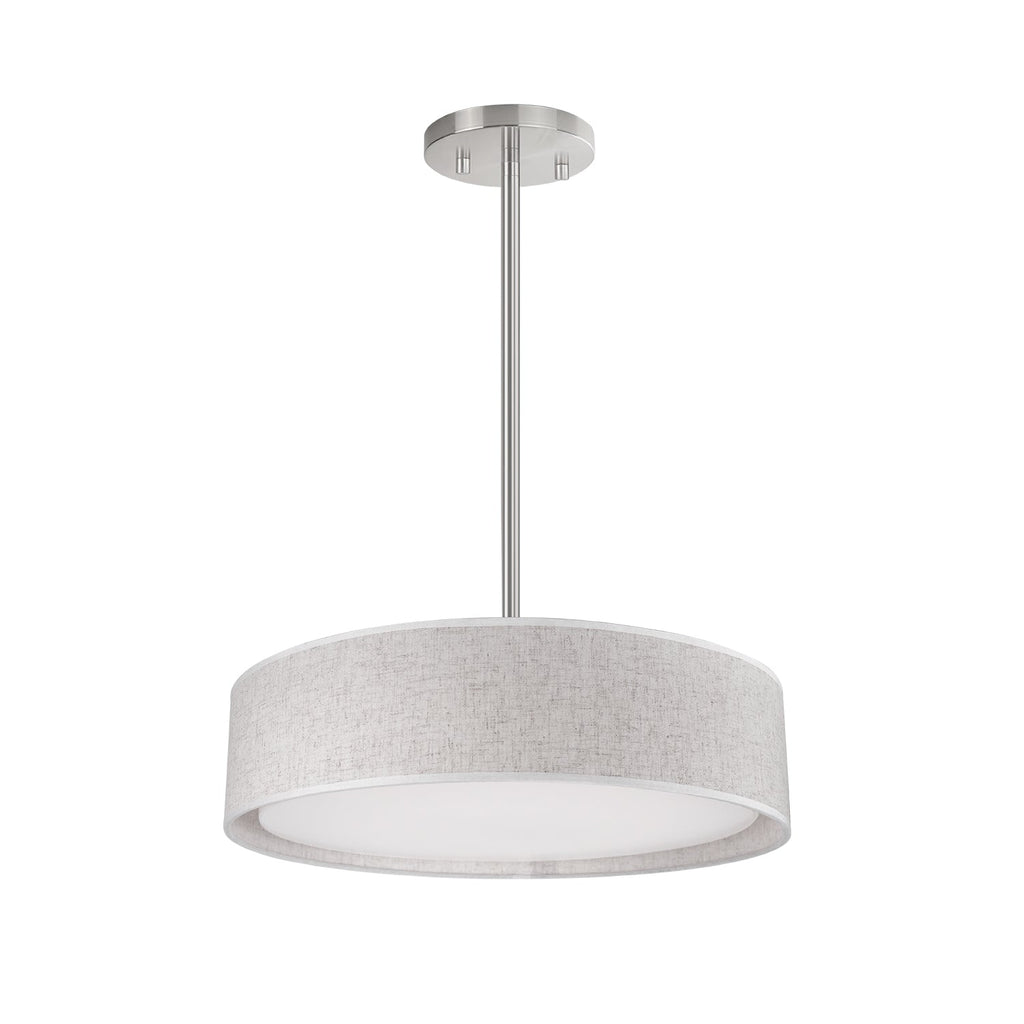 Dalton 16-in Pendant — Beige [5 Selectable Color Temperatures]