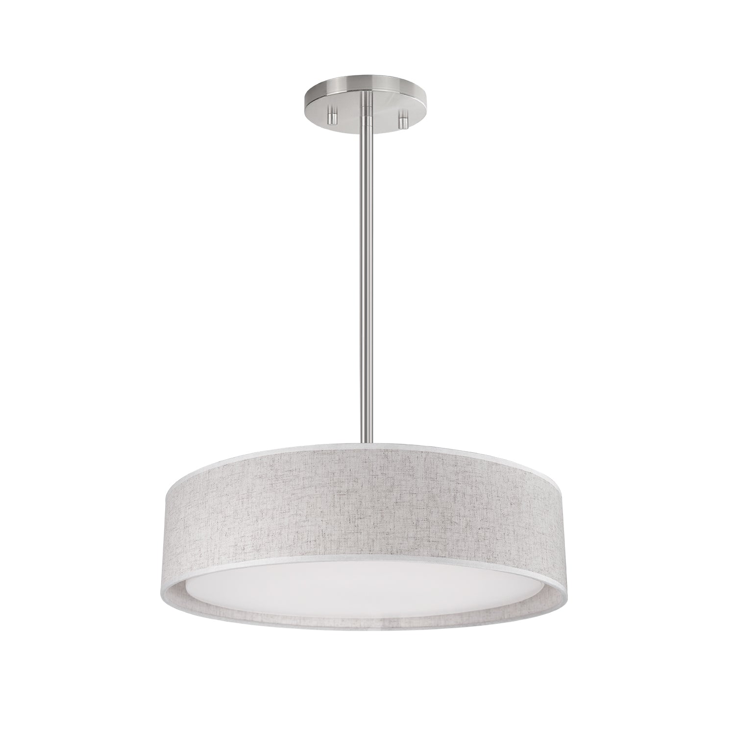 Dalton 16-in Pendant — Beige [5 Selectable Color Temperatures]