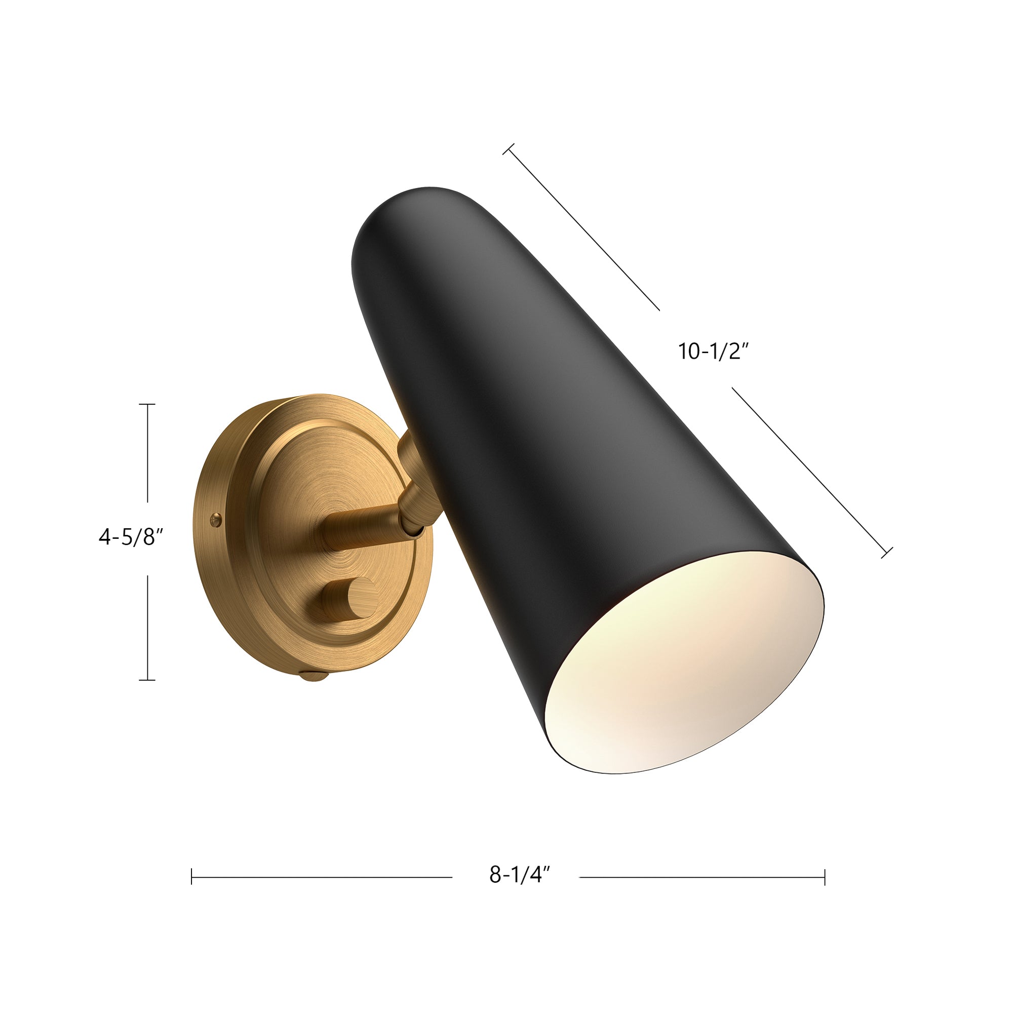 Daniel 5-in Wall/Vanity Light