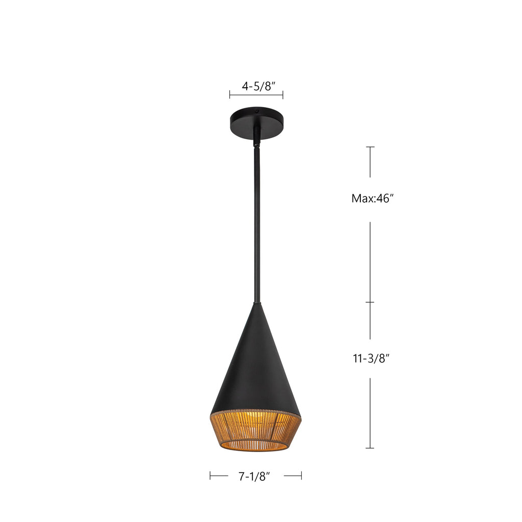 Daphne 7-in Pendant
