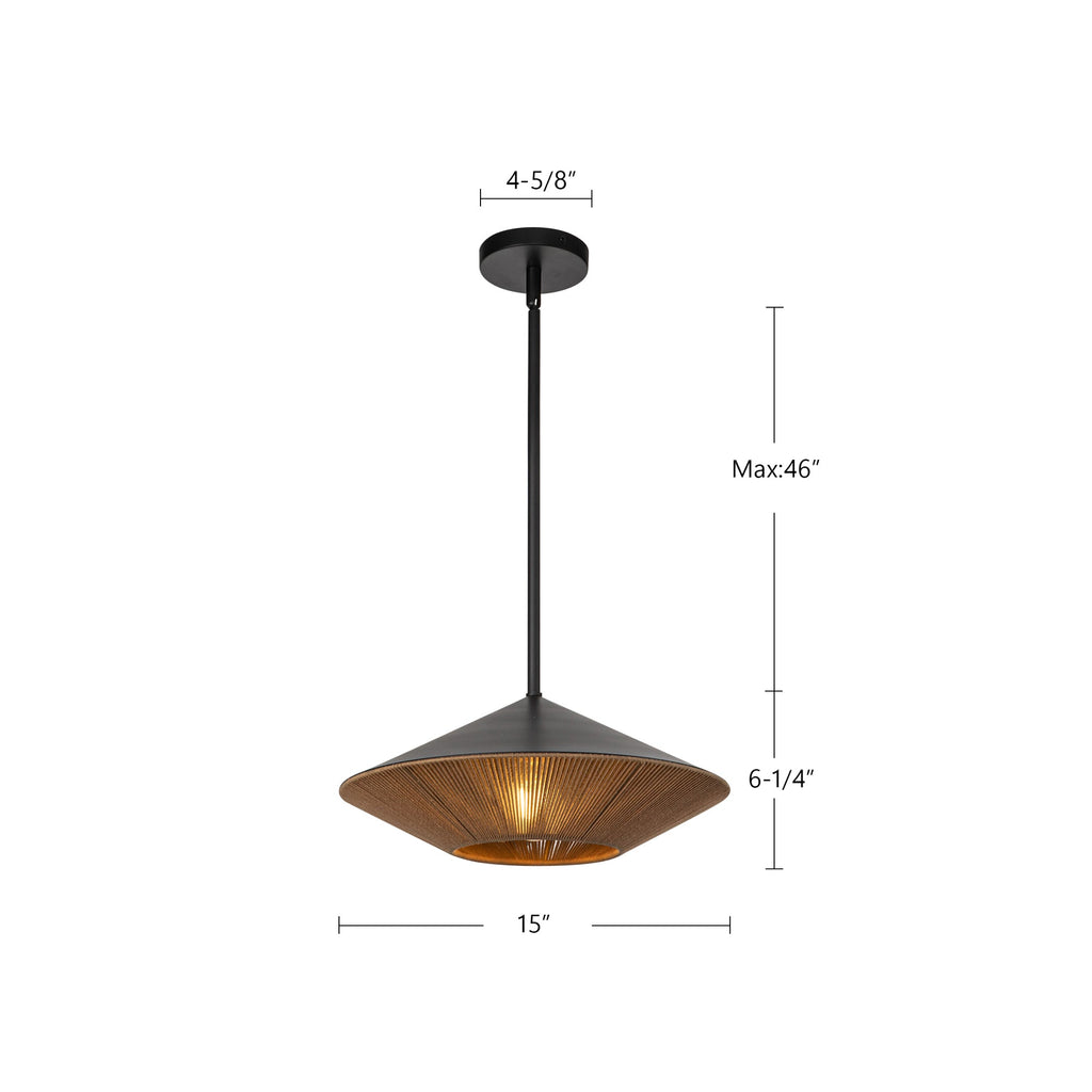 Daphne 15-in Pendant