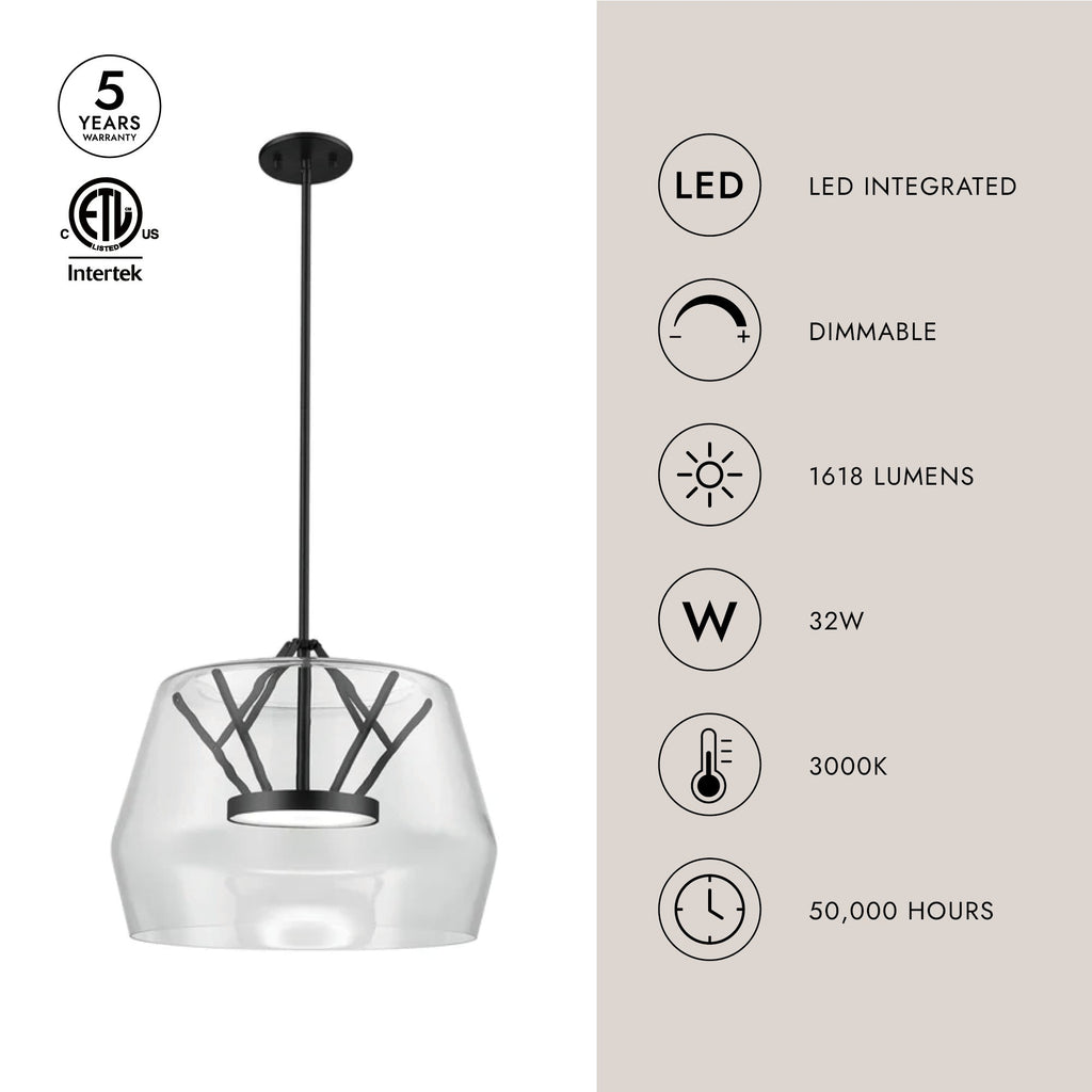 Deco 18-in Pendant