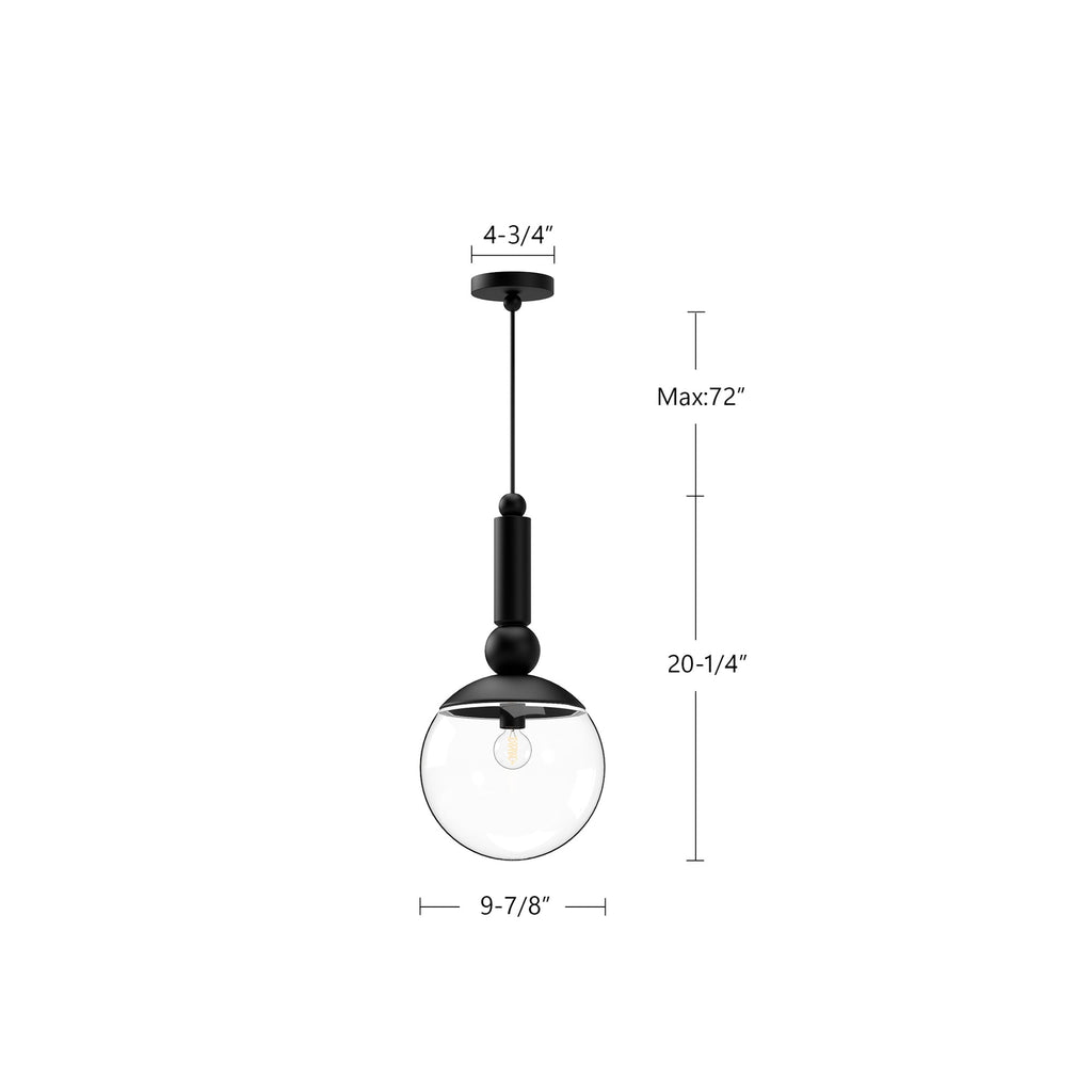 Delilah 10-in Pendant