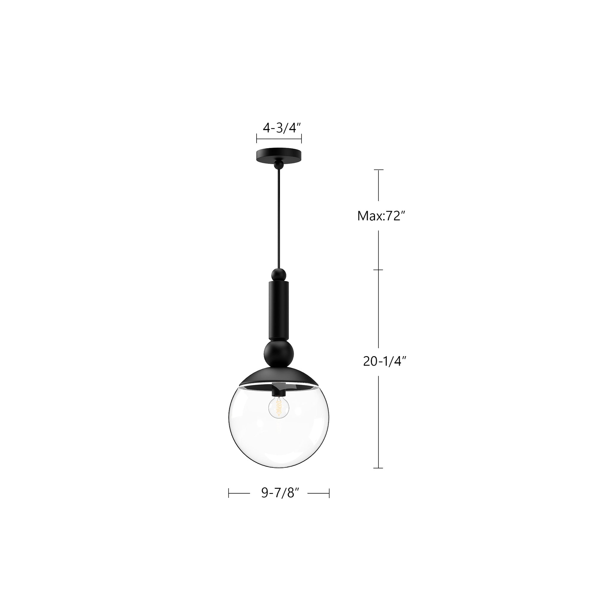 Delilah 10-in Pendant