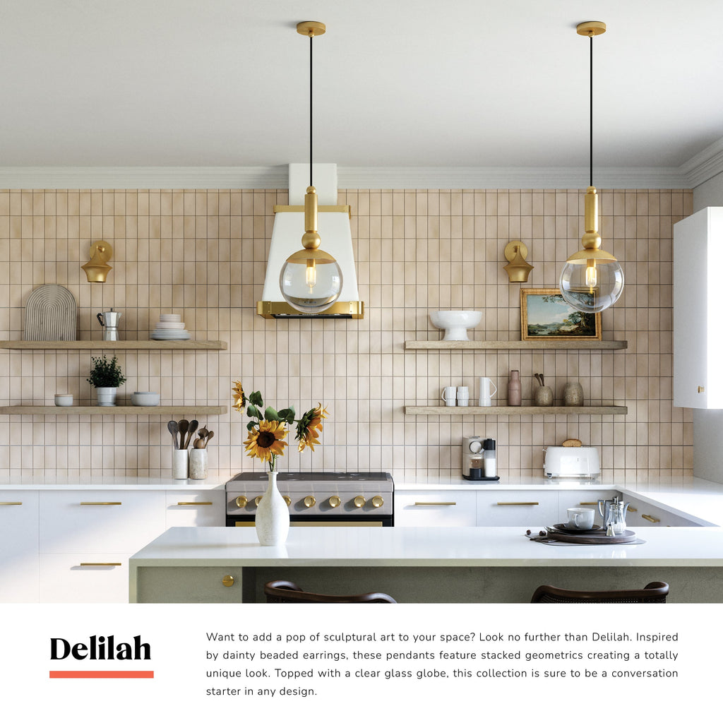 Delilah 10-in Pendant
