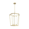 Delphine 29-in Pendant — Natural Brass