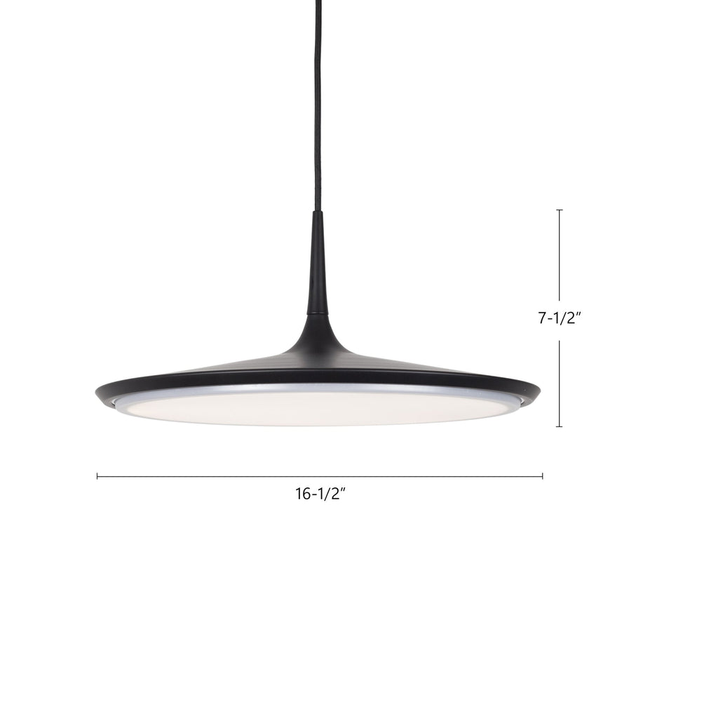 Disc 16-in Pendant
