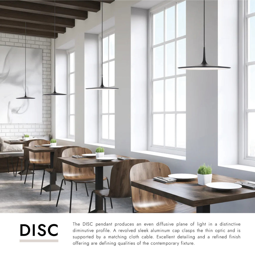 Disc 16-in Pendant