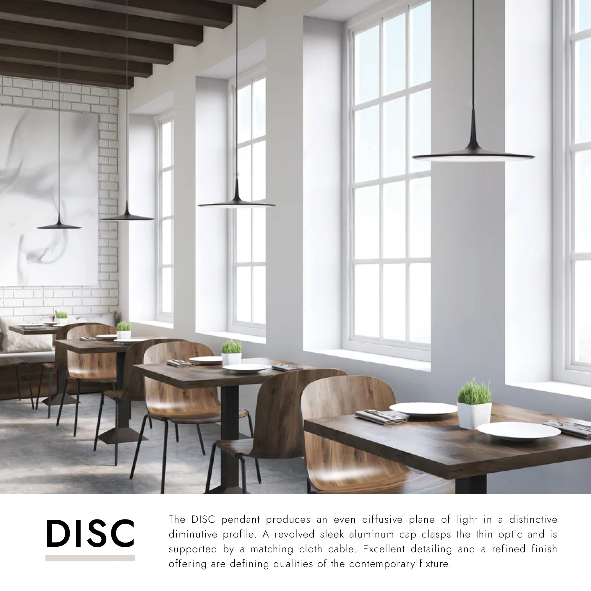 Disc 16-in Pendant