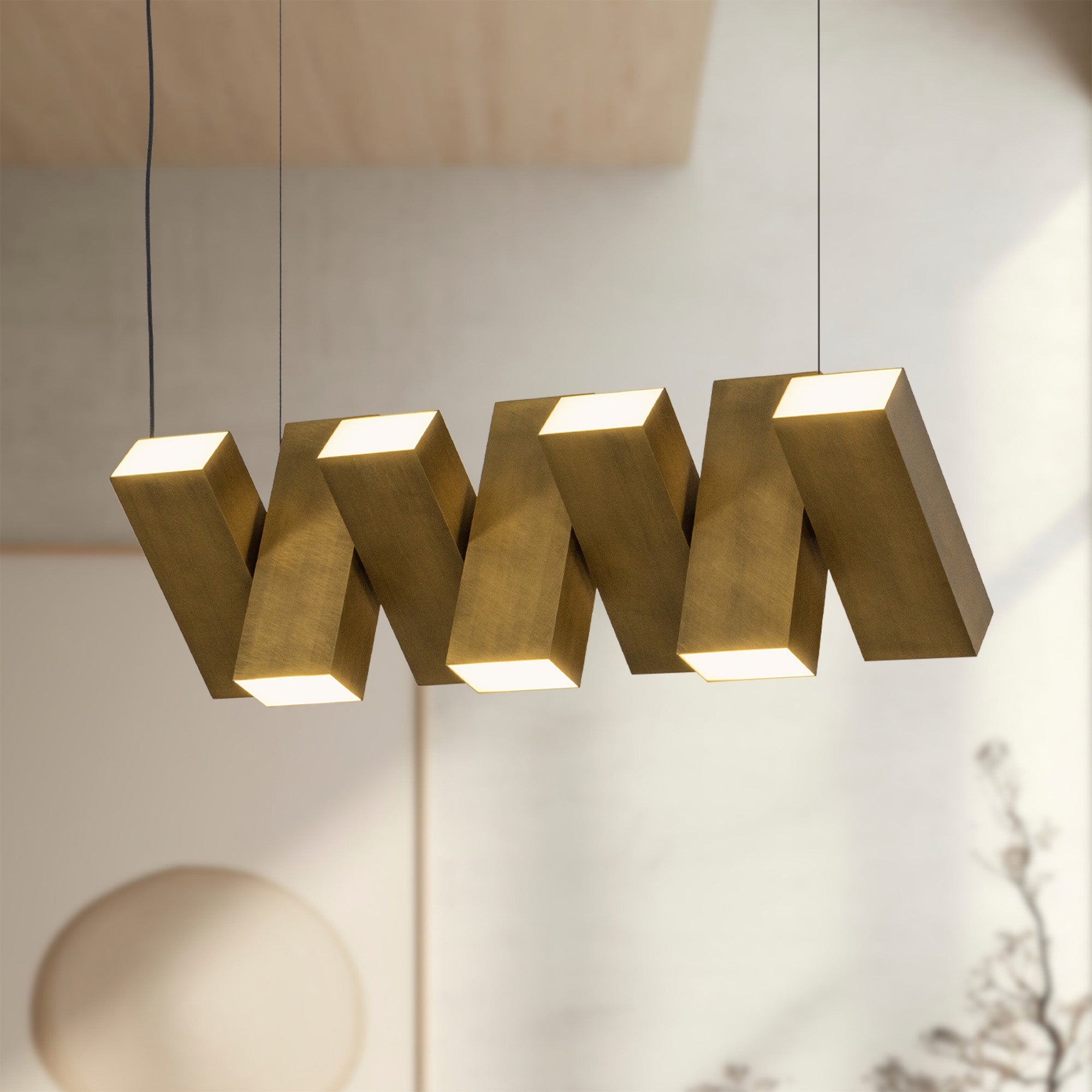 Domino 35-in Linear Pendant