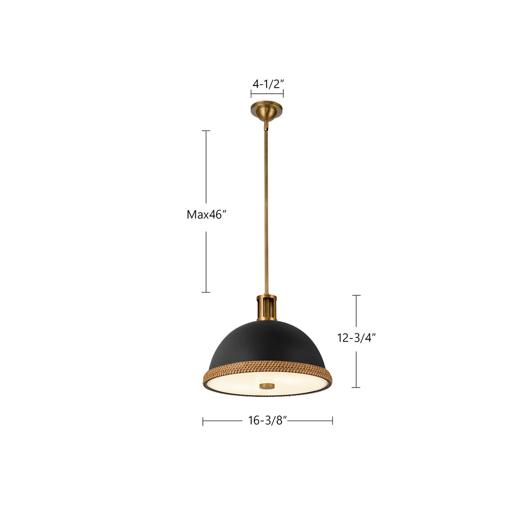 Doral 16-in Pendant