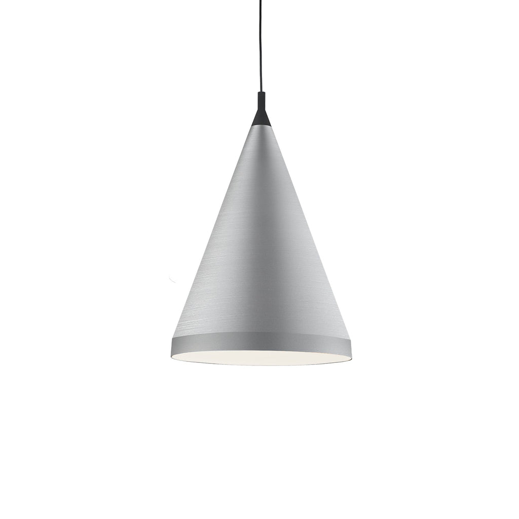 Dorothy 22-in Pendant — Brushed Nickel With Black Detail