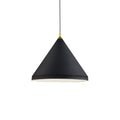 Dorothy 24-in Pendant — Black With Gold Detail
