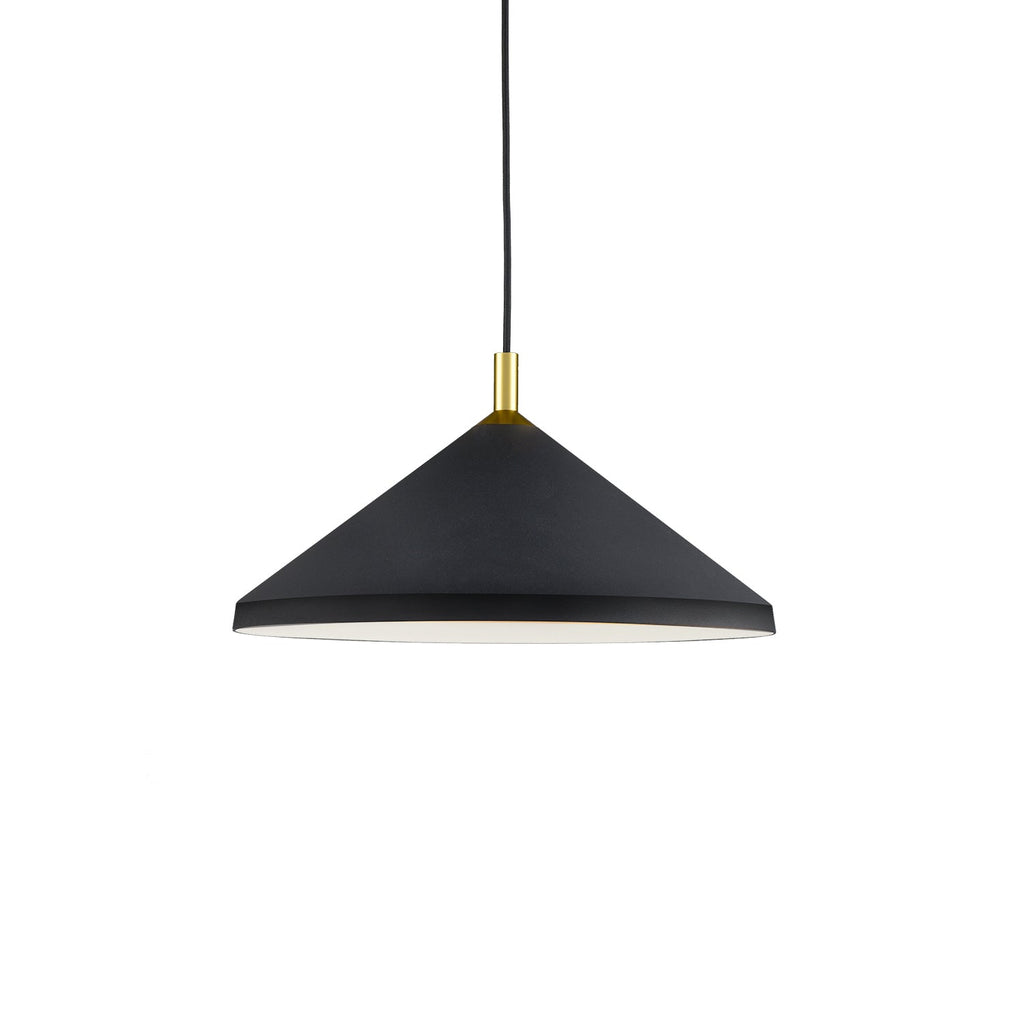 Dorothy 18-in Pendant — Black With Gold Detail