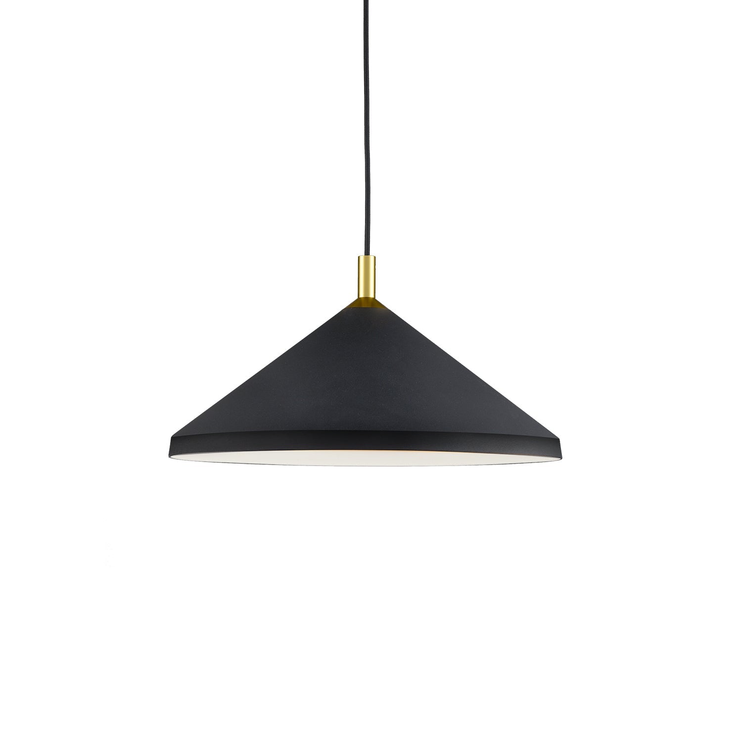 Dorothy 18-in Pendant — Black With Gold Detail