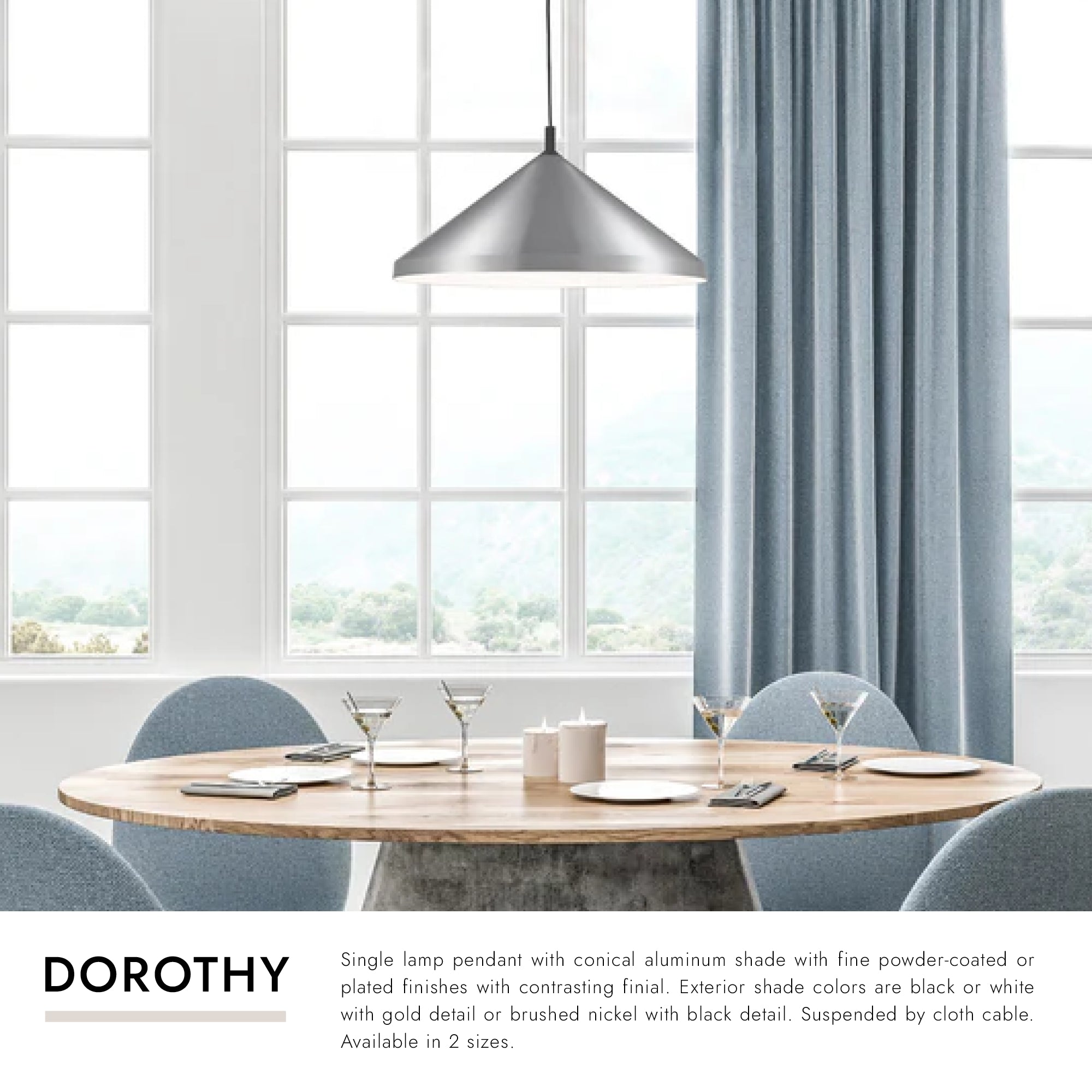Dorothy 26-in Pendant