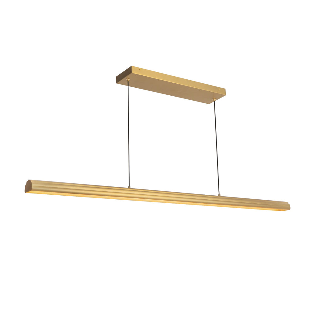 Dottie 48-in Linear Pendant — Brushed Gold