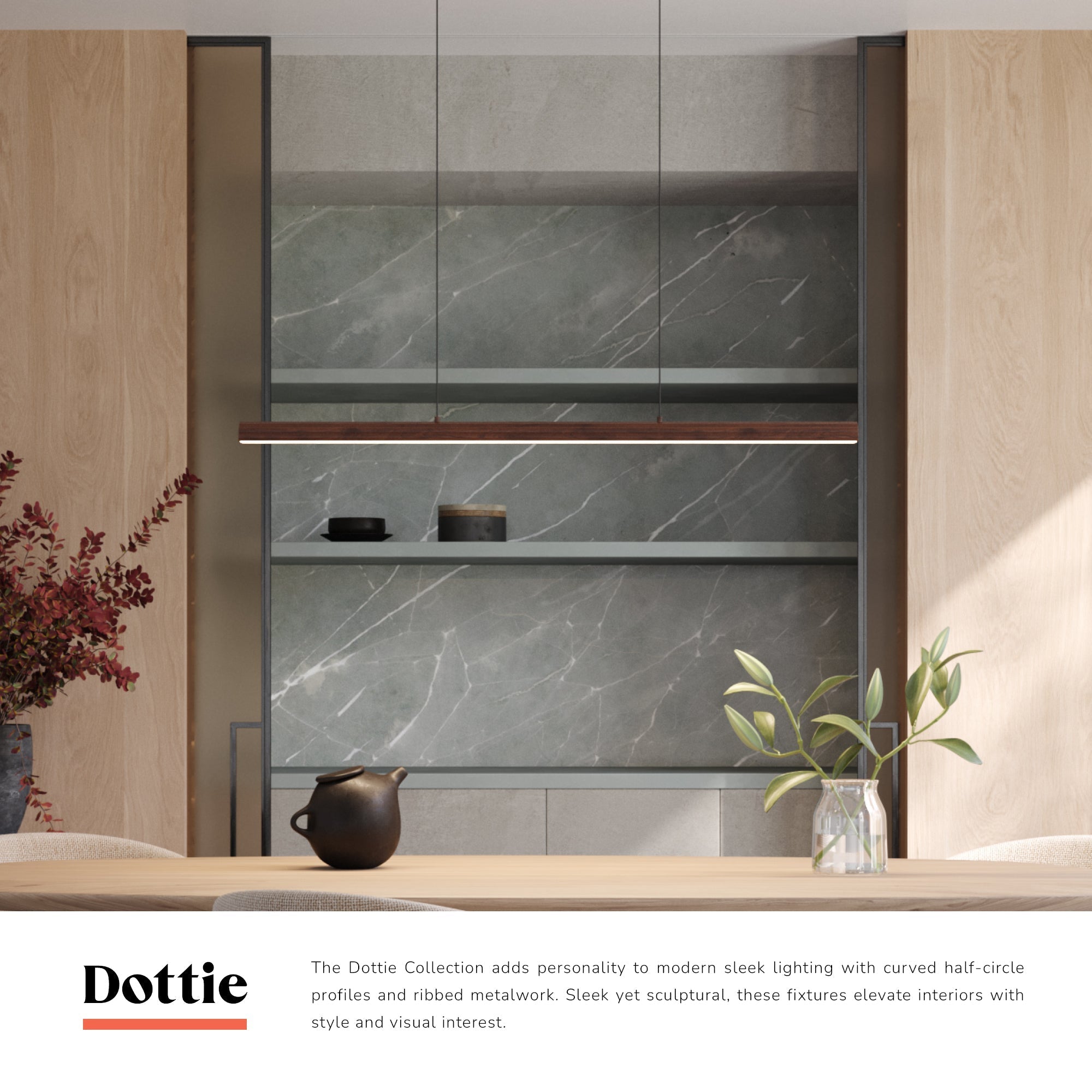 Dottie 48-in Linear Pendant