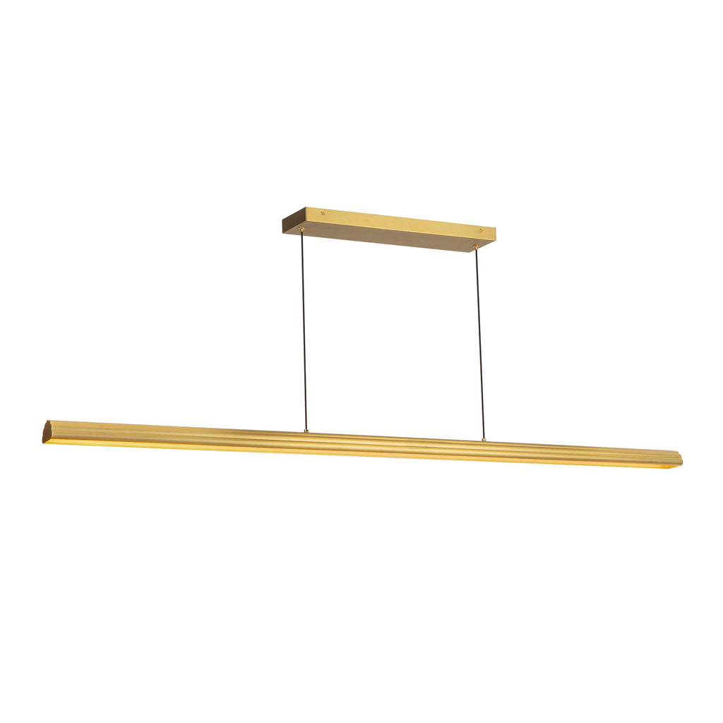 Dottie 60-in Linear Pendant — Brushed Gold