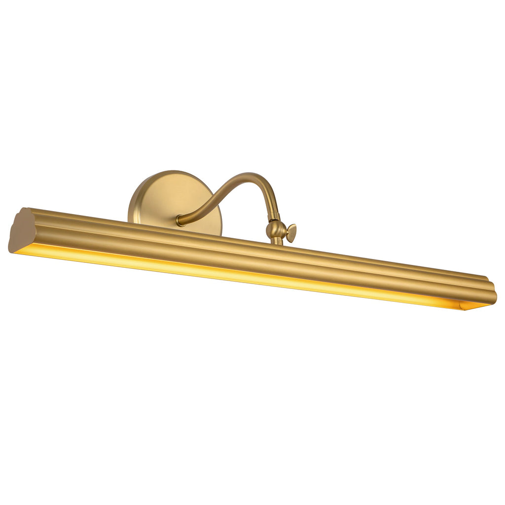 Dottie 24-in Wall/Picture Light — Brushed Gold
