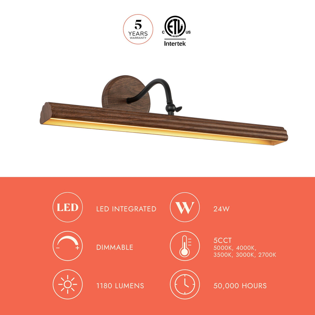 Dottie 24-in Wall/Picture Light