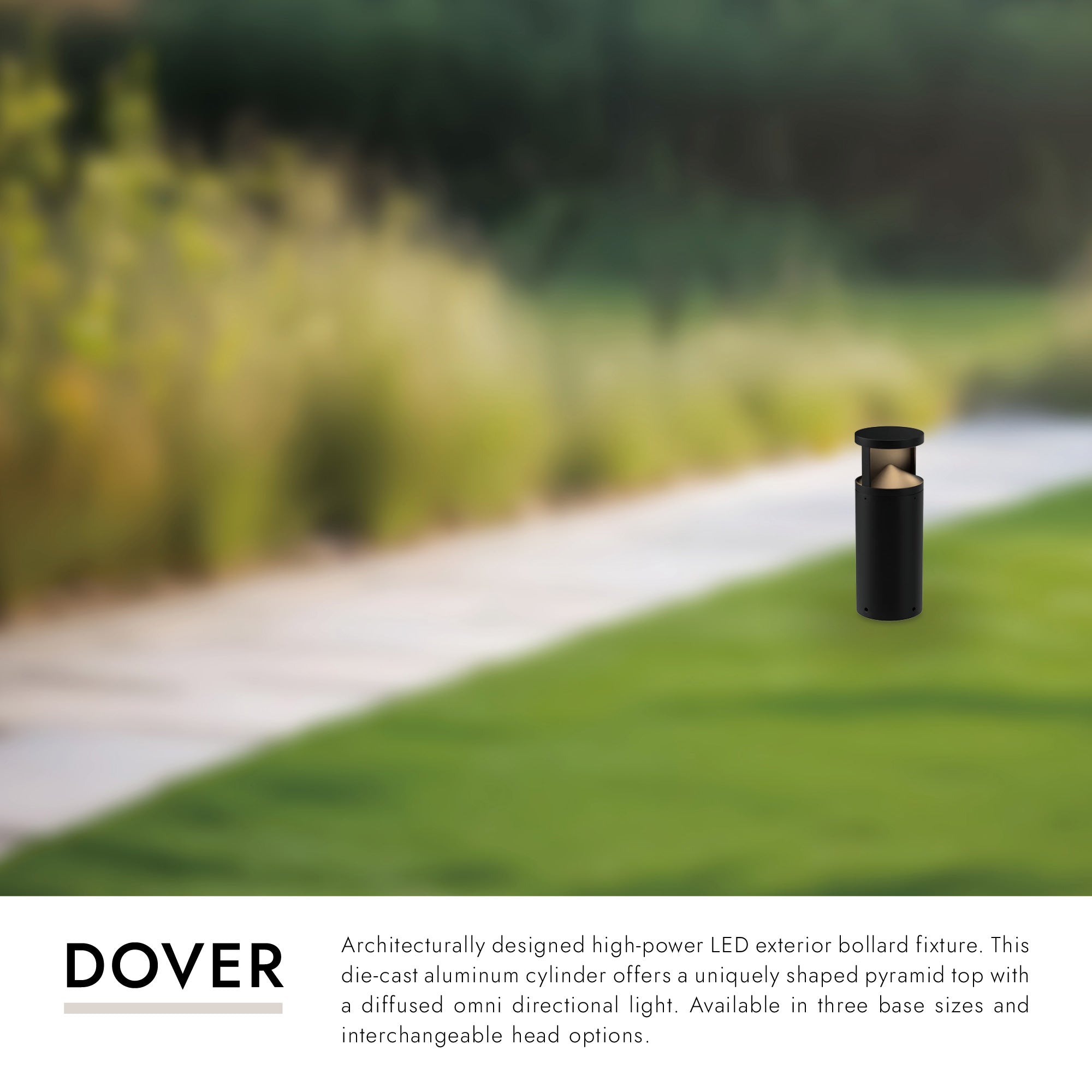Dover 17-in Exterior Bollard