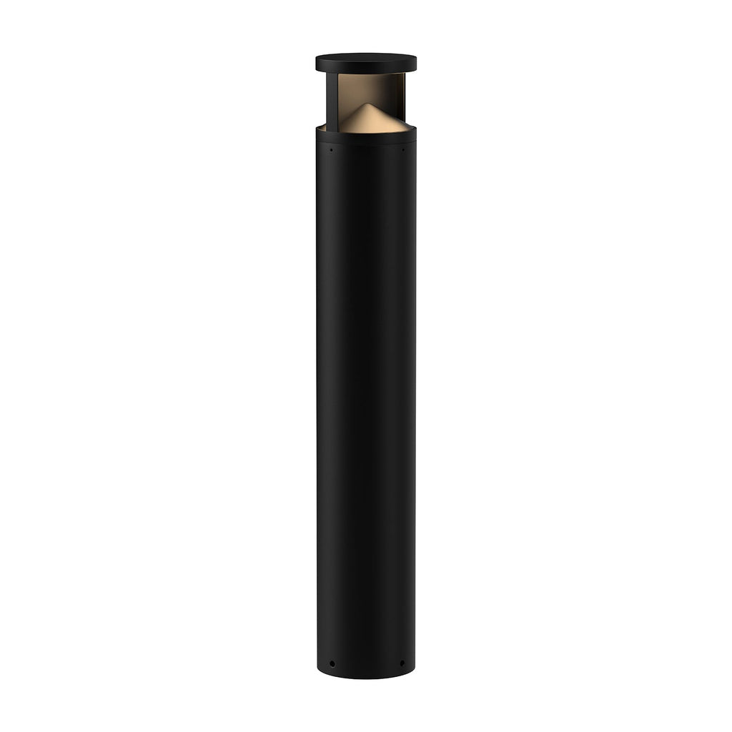 Dover 39-in Exterior Bollard — Black [Universal Voltage]