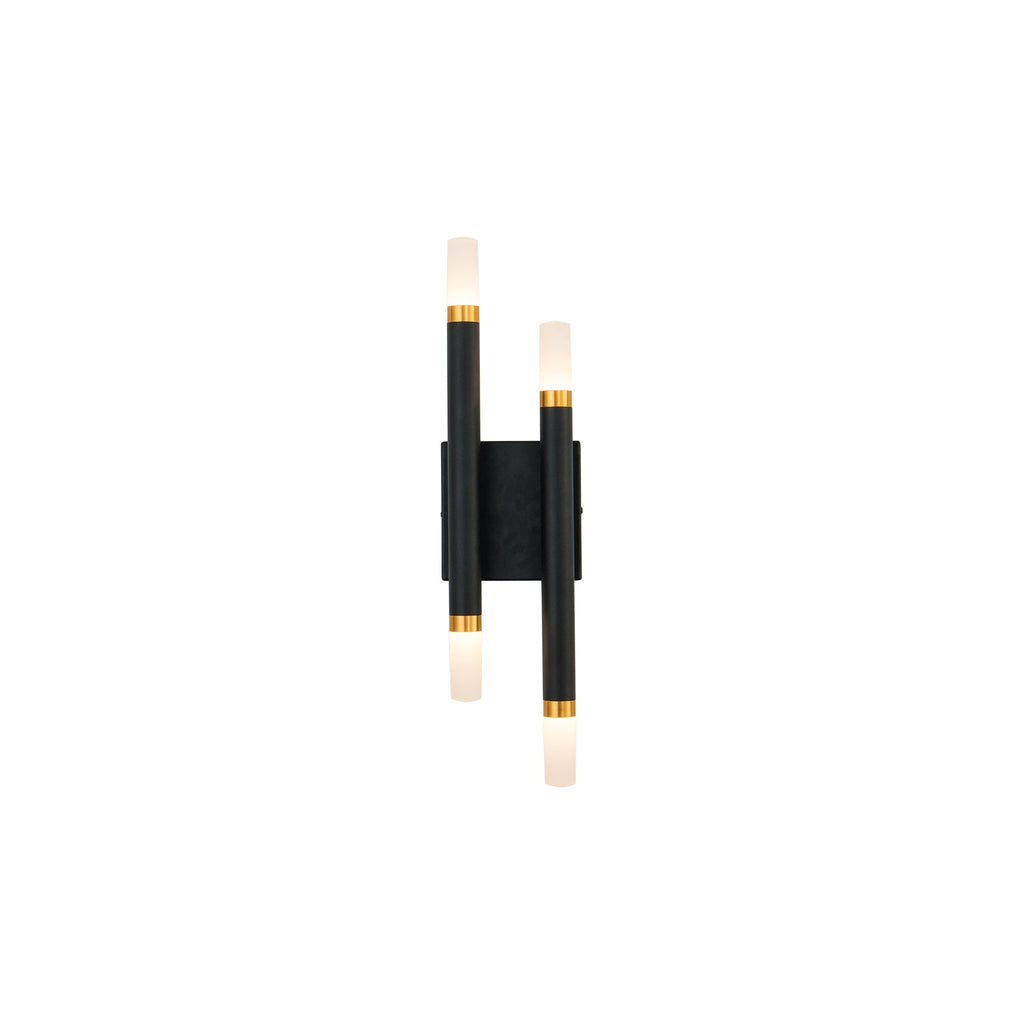 Draven 5-in Wall Sconce — Black [Universal Voltage]
